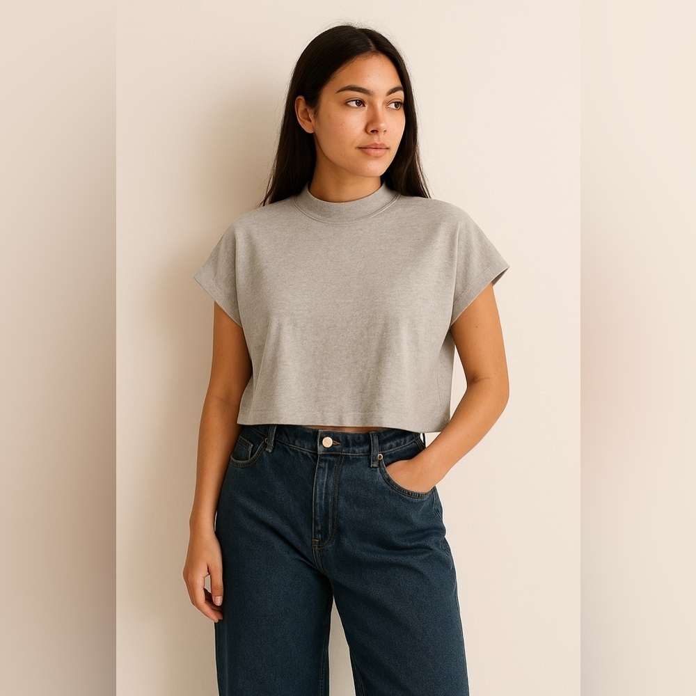 Wild fable Gray Women's Cropped Top